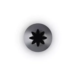 BC326 - BOCCHETTA IN ACCIAIO INOX PER SAC À POCHE FORO STELLA CHIUSO ø8 MM