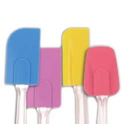 Cucchiaio spatola in silicone blu
