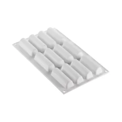 CYLINDRE 30 - STAMPO IN SILICONE 78X21 H 21 MM + CUTTER + 12 VASSOI