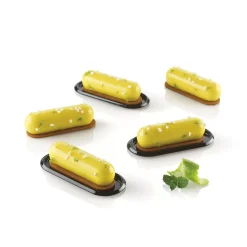 FINGERS 30 - STAMPO IN SILICONE 80X22 H 22 MM + CUTTER + 12 VASSOI