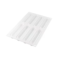 FINGERS 75 - STAMPO IN SILICONE 130X27 H 27 MM + 10 VASSOI + CUTTER
