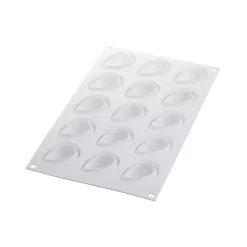 FRAGOLA 30 - STAMPO IN SILICONE N.15 FRAGOLA 48X37 H 33 MM + CUTTER