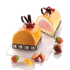 INSERT BÛCHE/1 - STAMPO IN SILICONE 220X60 H 50 MM