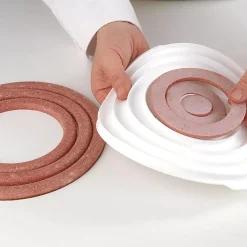 INSERT DECOR ROUND - STAMPO IN SILICONE DA ø40 A ø260 MM
