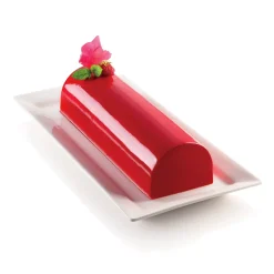 KIT BÛCHE MATELLASSÉ03 - STAMPO IN SILICONE 250X90 H 70 MM
