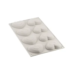 KIT MINI TARTE PETIT AMOUR- STAMPO IN SILICONE + 8 ANELLI CUORE