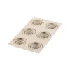 KIT MINI TARTE TWIST - STAMPO IN SILICONE + 6 ANELLI ø80 MM
