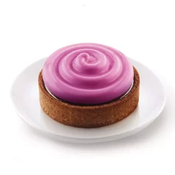 KIT MINI TARTE TWIST - STAMPO IN SILICONE + 6 ANELLI ø80 MM