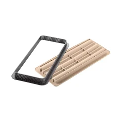 KIT TARTE BAMBOO - SET ANELLO RETTANGOLARE + TAPPETO DECO IN SILICONE