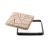 KIT TARTE LIBERTY - SET ANELLO + TAPPETO DECORATIVO IN SILICONE 200X200 MM