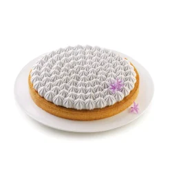 KIT TARTE MERINGUé - SET ANELLO + TAPPETO DECORATIVO IN SILICONE ø250 MM