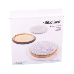 KIT TARTE MERINGUé - SET ANELLO + TAPPETO DECORATIVO IN SILICONE ø250 MM