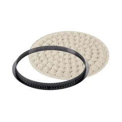 KIT TARTE MERINGUé - SET ANELLO + TAPPETO DECORATIVO IN SILICONE ø250 MM