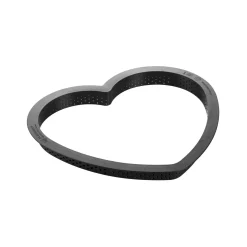 KIT TARTE MON AMOUR- SET ANELLO CUORE + STAMPO IN SILICONE ø220 MM