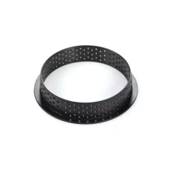 KIT TARTE RING COCOA ø70 MM - SET STAMPO IN SILICONE ø61.5 MM + 8 ANELLI