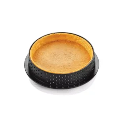 KIT TARTE RING COCOA ø70 MM - SET STAMPO IN SILICONE ø61.5 MM + 8 ANELLI