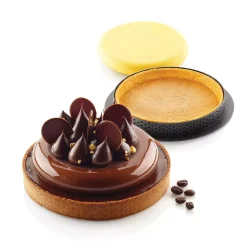 KIT TARTE RING ø150 MM - SET STAMPO IN SILICONE ø122 MM + 2 ANELLI