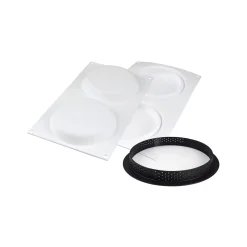 KIT TARTE RING ø150 MM - SET STAMPO IN SILICONE ø122 MM + 2 ANELLI