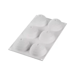 KIT TARTE RING MONTBLANC ø80 MM - SET STAMPO IN SILICONE + 6 ANELLI