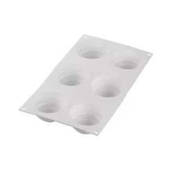 KIT TARTE RING MONTBLANC ø80 MM - SET STAMPO IN SILICONE + 6 ANELLI