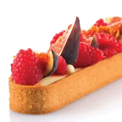 KIT TARTE RING OBLONG 146X34 MM - SET STAMPO IN SILICONE 133X21 + 6 ANELLI