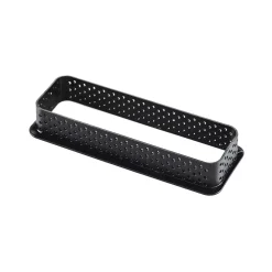 KIT TARTE RING RECTANGULAR 120x35 MM - SET STAMPO IN SILICONE 107X23 + 6 ANELLI