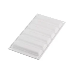 KIT TARTE RING RECTANGULAR 120x35 MM - SET STAMPO IN SILICONE 107X23 + 6 ANELLI
