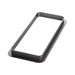 KIT TARTE RING RECTANGULAR 265X105 MM - SET STAMPO IN SILICONE 235X75 MM +ANELLO