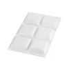 KIT TARTE RING SQUARE 80X80 MM - SET STAMPO IN SILICONE 67X67 MM + 6 ANELLI