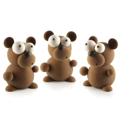 KIT TEDDY - SET 5 STAMPI TERMOFORMATI PER CIOCCOLATO