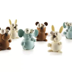 KIT TEDDY - SET 5 STAMPI TERMOFORMATI PER CIOCCOLATO