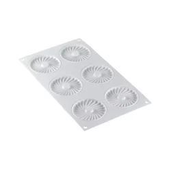 PLISSÉ 23 - STAMPO IN SILICONE N.6 PLISSÉ ø75 H 7 MM