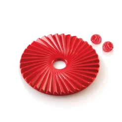 PLISSÉ 100 - STAMPO IN SILICONE N.2 PLISSÉ ø140 H 10 MM