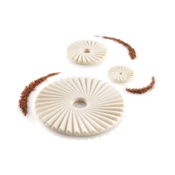 PLISSÉ 100 - STAMPO IN SILICONE N.2 PLISSÉ ø140 H 10 MM