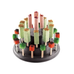 POPS STAND - ESPOSITORE PER CAKE POPS, EASY POPS, FINGER MINI SU STECCO NERO IN