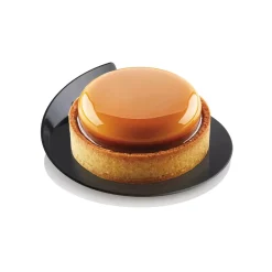 Set 100 Black Trays - Round ø86 mm