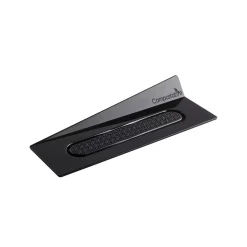 SET 100 COMPOSTABLE BLACK TRAYS - RECTANGLE 140X40 MM