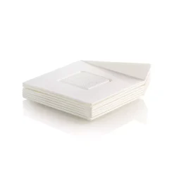 Set 100 White Trays - Square 83x83 mm