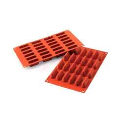 SF125 - STAMPO IN SILICONE N.24 CHOCOGIANDUIA 50X18 H 23 MM TERRACOTTA