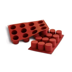 SF098 - STAMPO IN SILICONE N.12 CYLINDERES ø48 H 50 MM