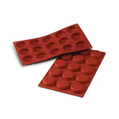 SF044 - STAMPO IN SILICONE N.15 FLAN MOULD ø50 H 14 MM