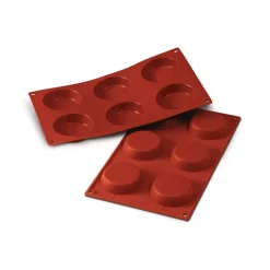 SF046 - STAMPO IN SILICONE N.6 FLAN MOULD ø70 H 17 MM