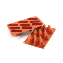 SF126 - STAMPO IN SILICONE N.9 GIANDUIOTTO 93X31 H42 MM TERRACOTTA
