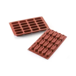 SF179 - STAMPO IN SILICONE N.20 MINI DESSERT OVAL 60X24,5 H 23 MM