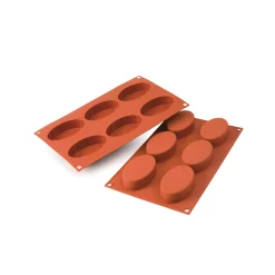 SF111 - STAMPO IN SILICONE N.6 OVALS 88 X 53 H 24 MM