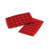 SF080 - STAMPO IN SILICONE N.24 SMALL SQUARE SAVARIN 33X33 H20 MM