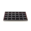 TARTE RING SQUARE 80X80 H20 MM - N.6 ANELLI